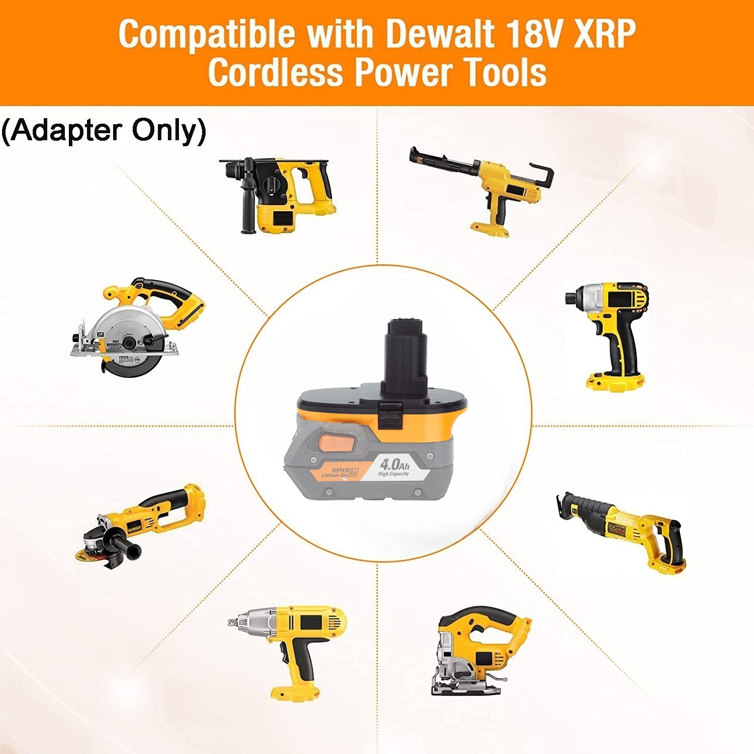 Adapter For Ridgid 18V AEG Lithium Battery Convert to For Dewalt 18V Ni-Cd Tools