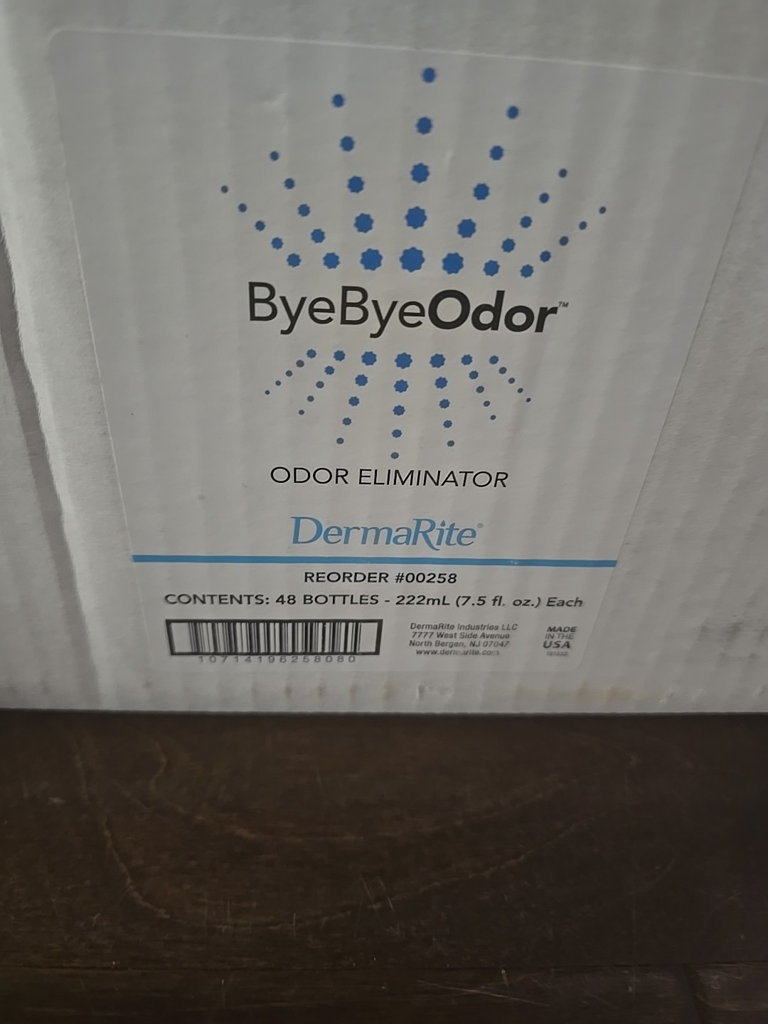 ByeByeOdor Deodorizer 7.5 oz. Bottle Fruit Scent 48 Ct 00258