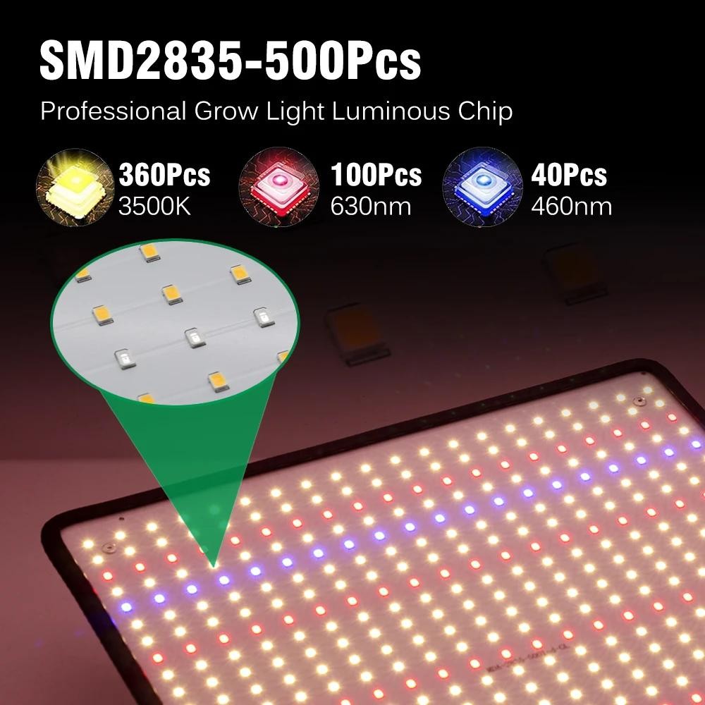 Grow Light 1200W Full Spectrum LED for Indoor Plant Growth 4×4 ft Coverage Area