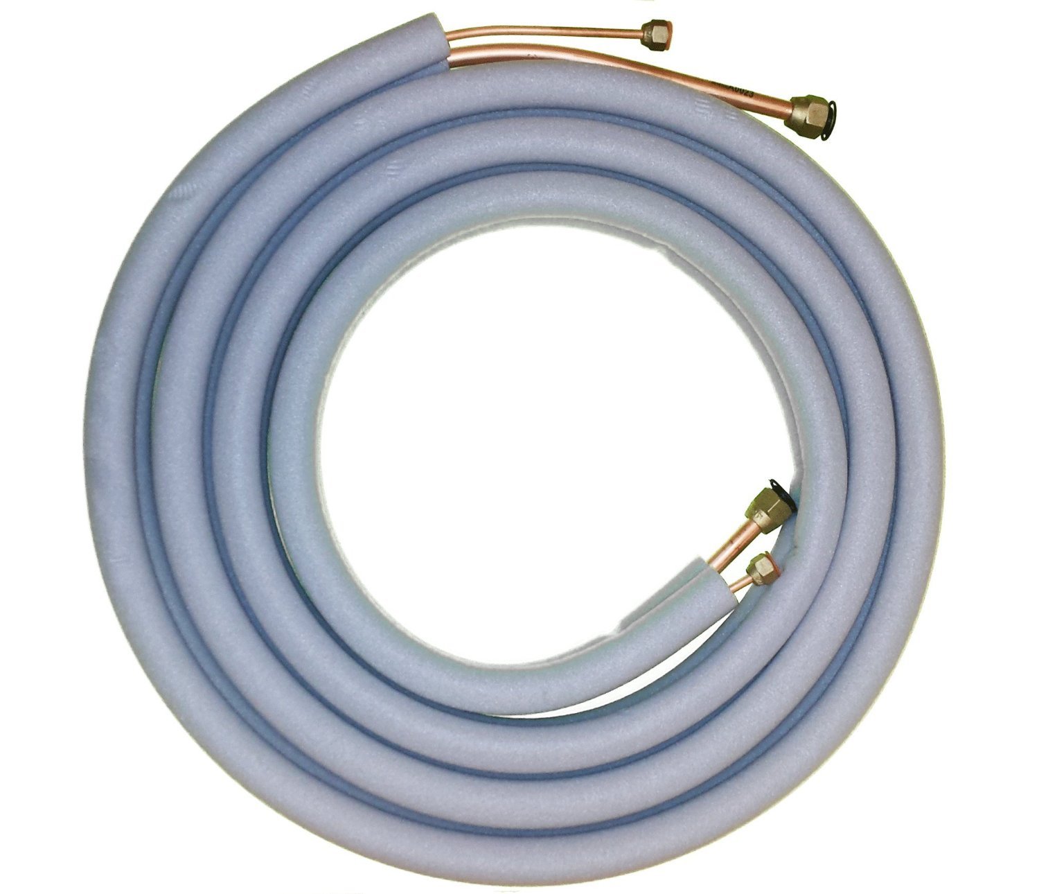 Mini Split Line Set Extension 25FT 1/4” and 3/8″ Flared Insulated Copper