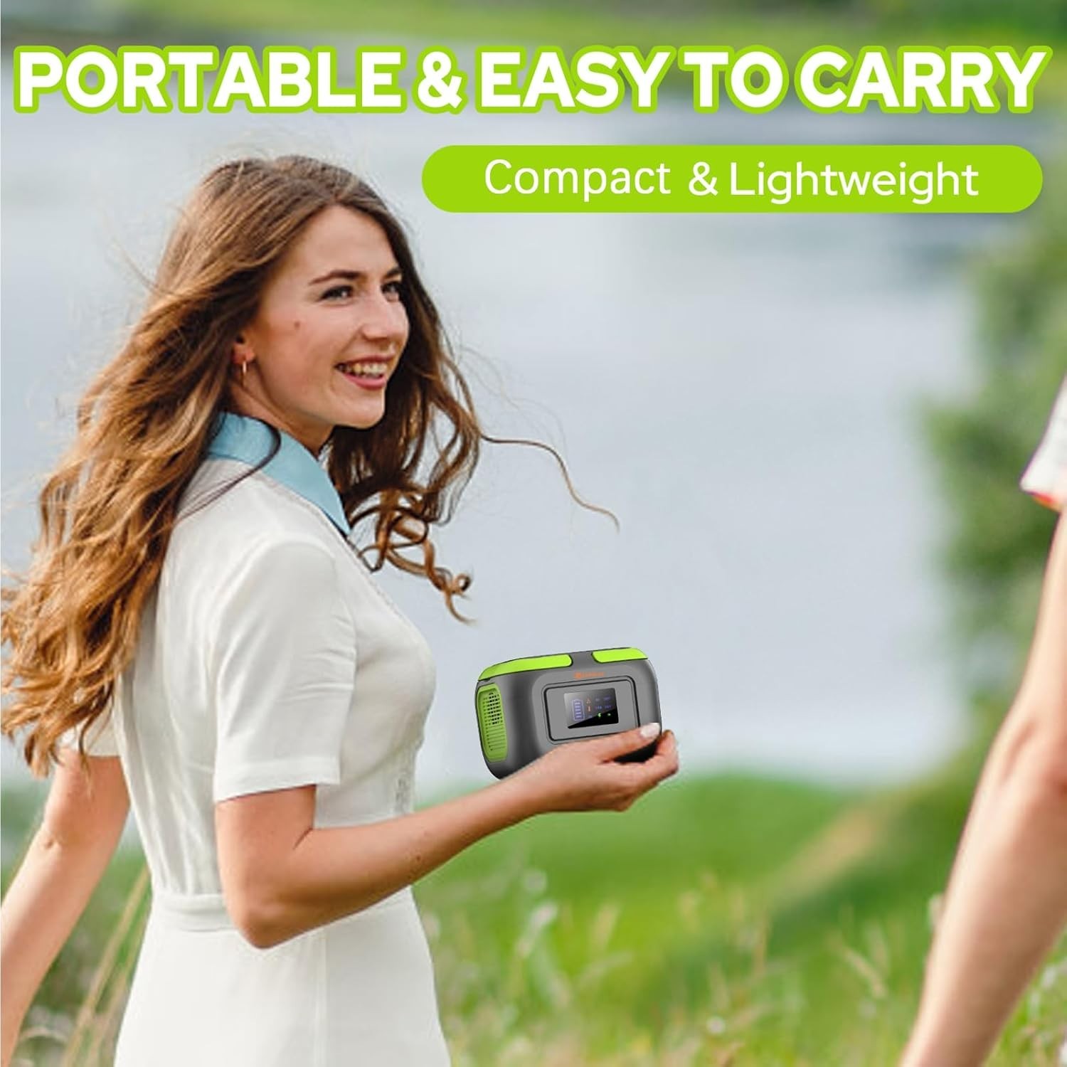 120W Portable Power Station, 97.6Wh Battery Pack with AC Outlet & USB-C