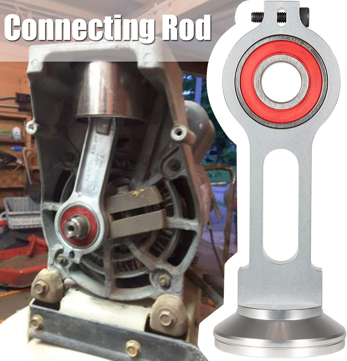 KK-4835 Compressor Piston Kit Connecting Rod Replacement Kit W/Piston Bearing fo