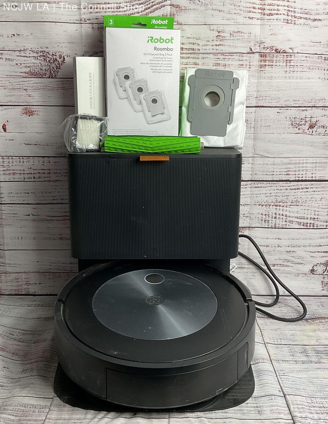 iRobot Roomba j7+ Self-Emptying Vacuum Cleaning Robot Black
