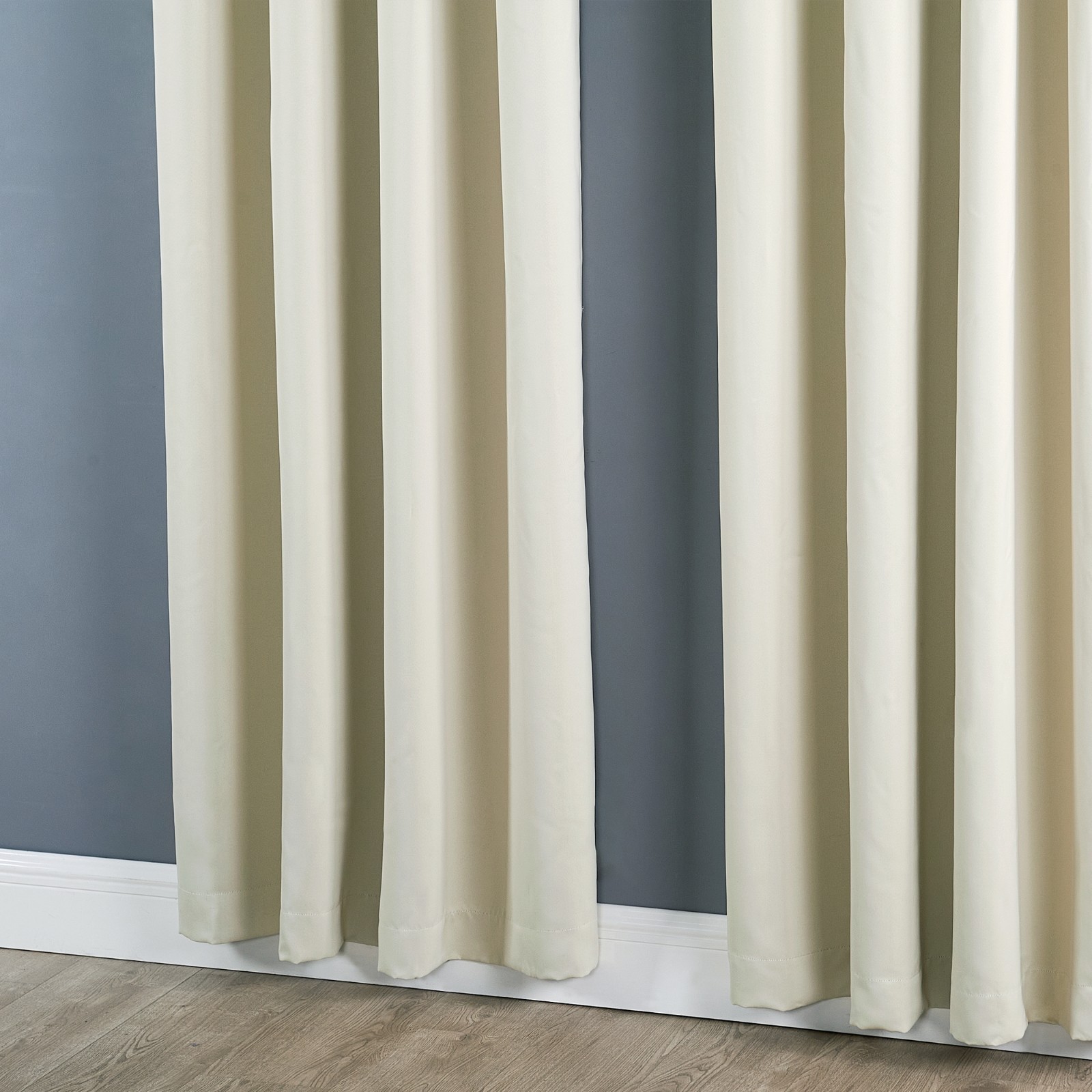 Heavy Thick Solid Grommet Panel Window Curtain Drapes Blackout 2 PC & 2 Tiebacks