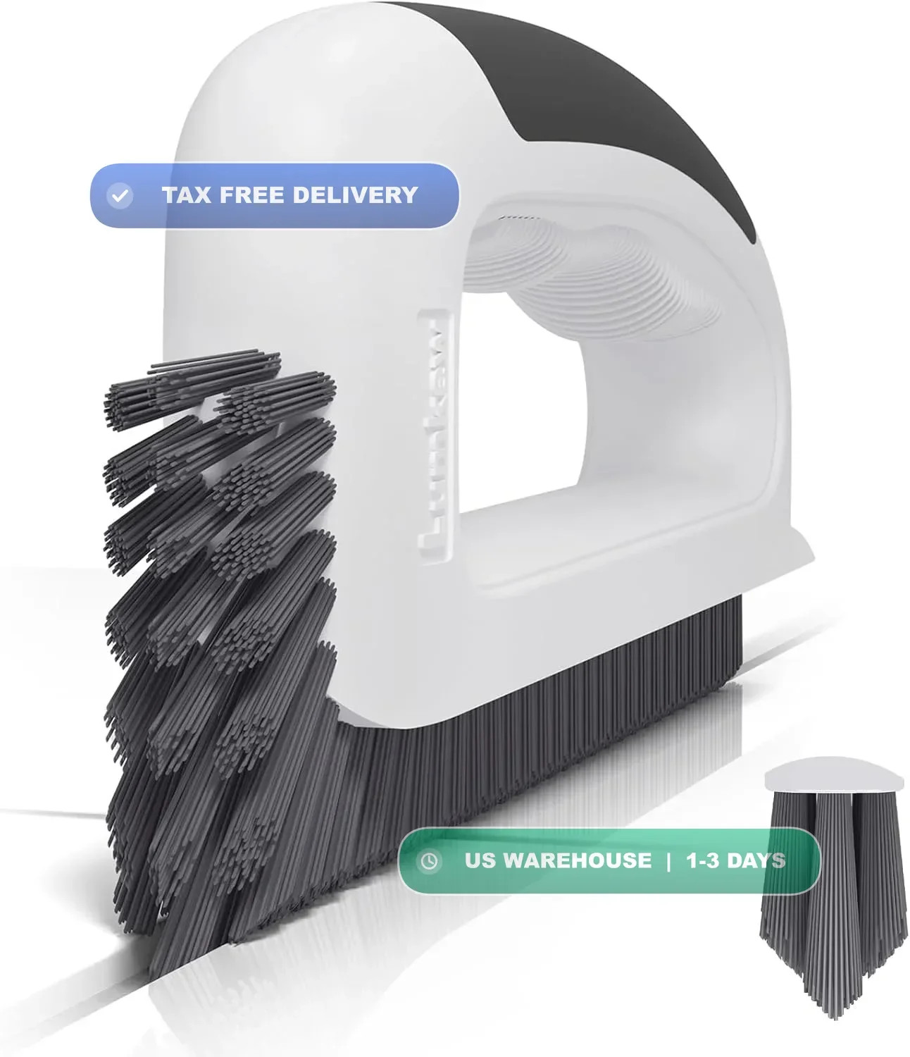 Grout Cleaning Brush, V Shape Stiff Grout Cleaner Brush for Floors Tile Grout Sc