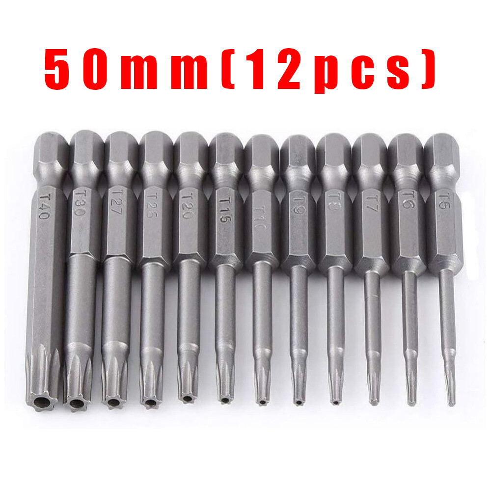 Security Torx Bit Set +Hex Key Allen Bit Set-For Power Drill & Impact Driver Lot