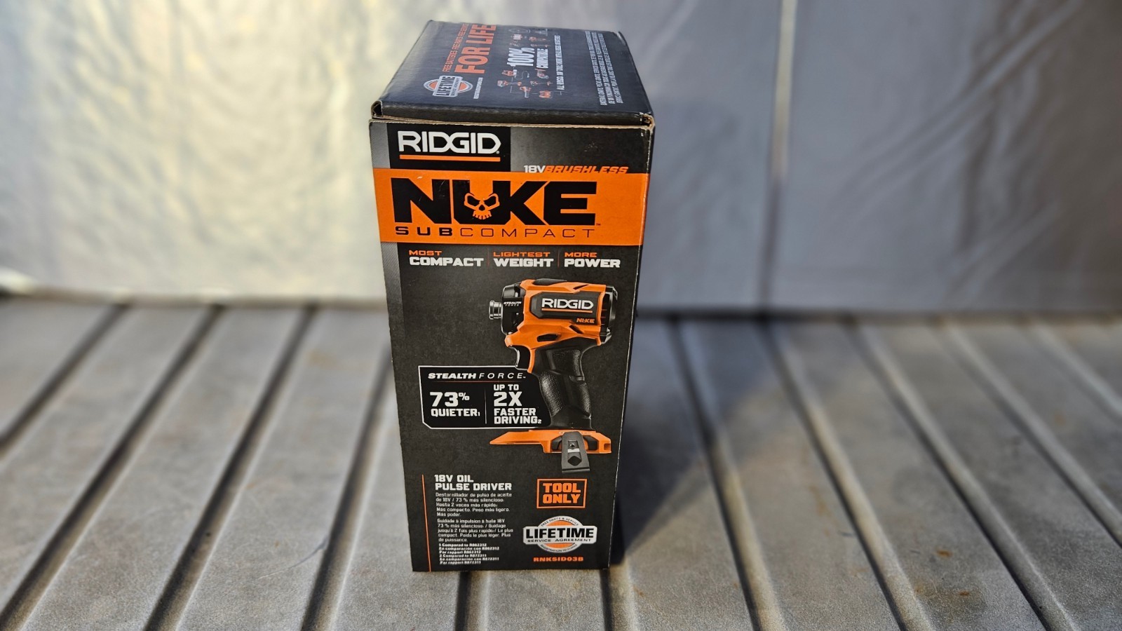 Ridgid Nuke 1/4″ Hex Stealth Force Pulse Driver 18V Brushless Cordless RNKSID03B