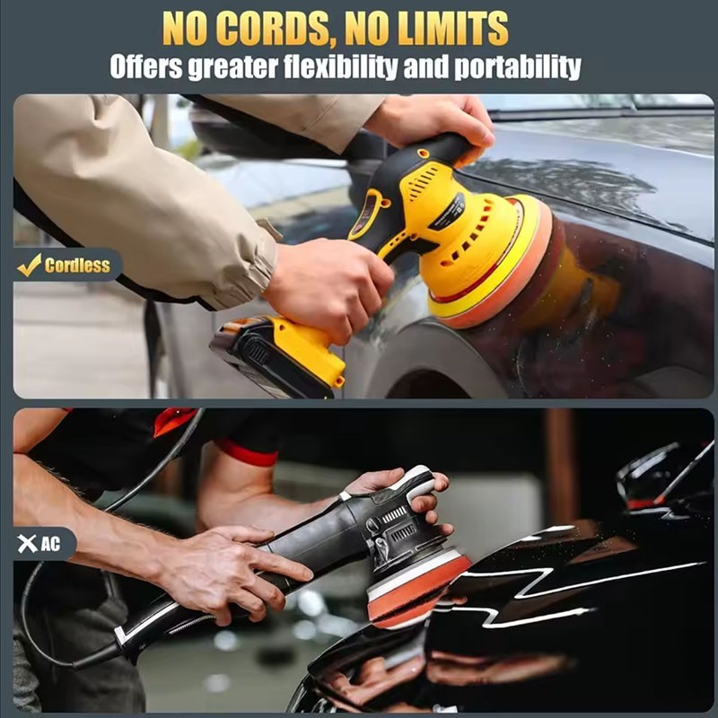 Cordless Car Buffer Polisher Compatible for Dewalt 20V Battery(Without Battery)