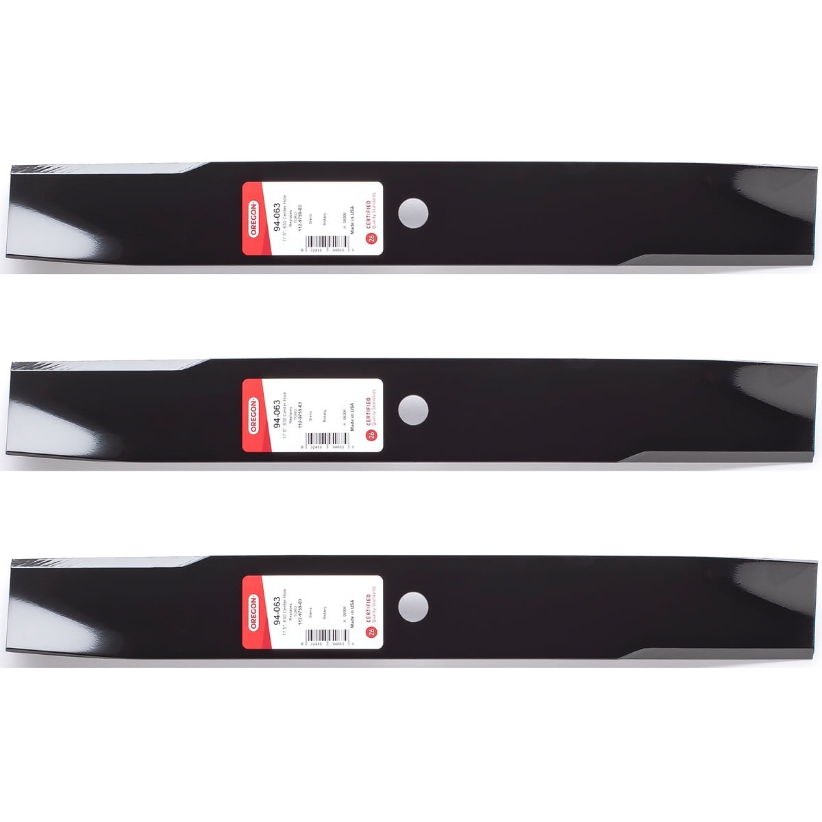 (3) Mower Blades for Exmark Quest 50″ Deck E and S Series Replaces 115-5059-03