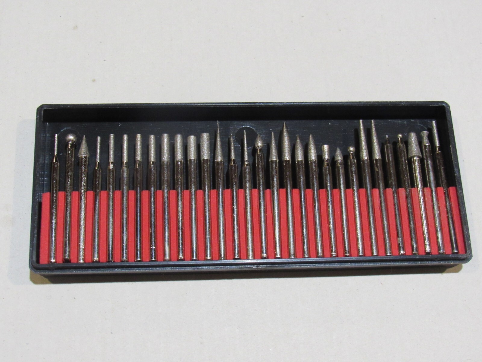 120 PIECE DIAMOND PROFESSIONAL BURR SET FOR ROTARY TOOL-#150, #240, #400, #600