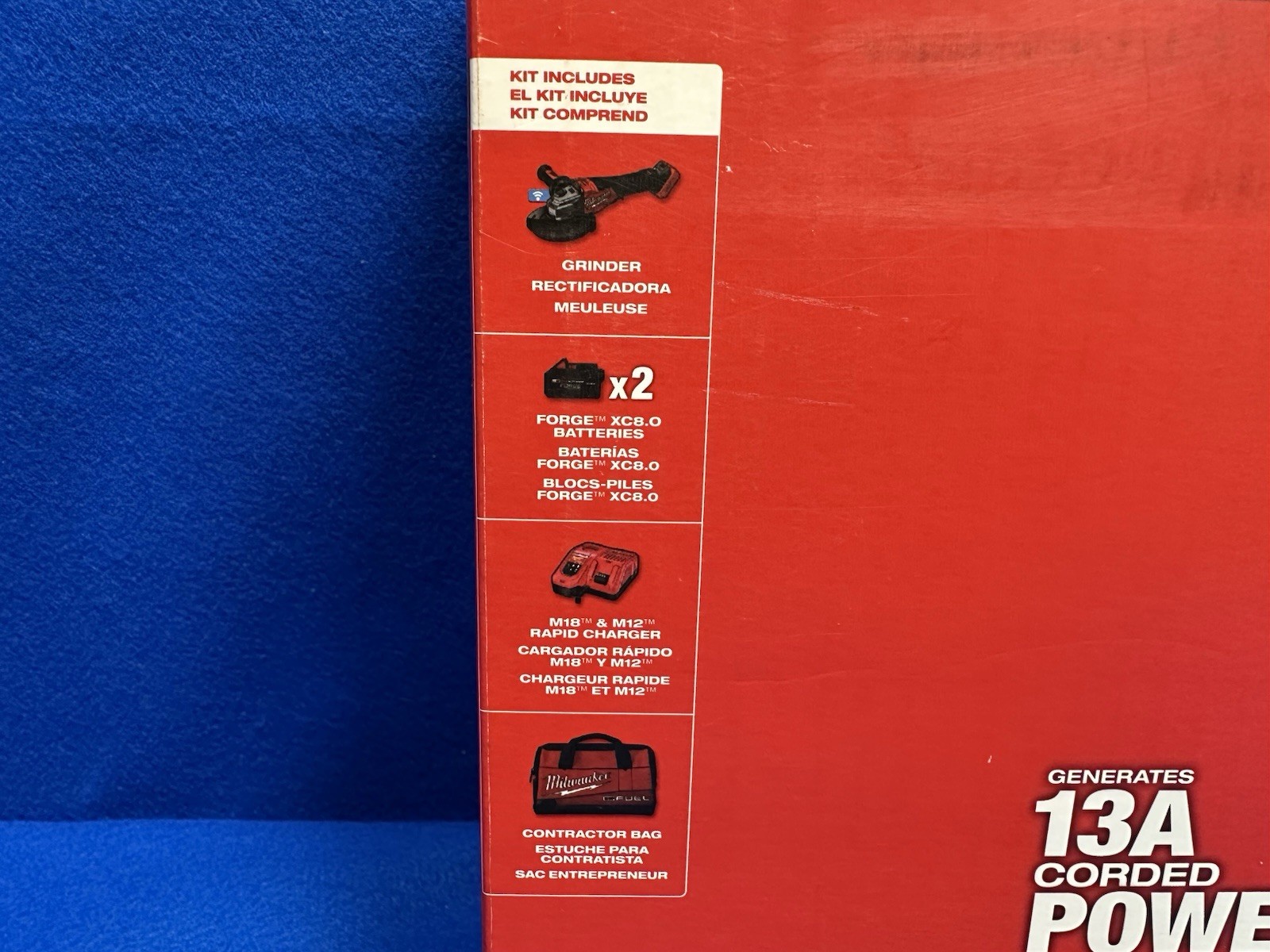 Milwaukee Tool 3672-22 M18 Fuel Angle Grinder W/One Key