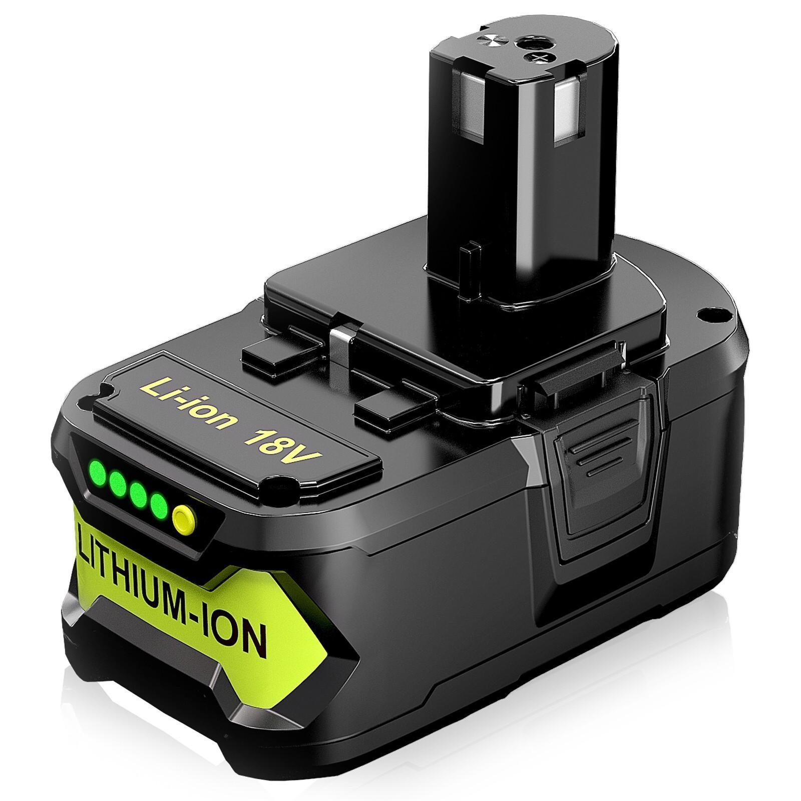18V 8.0Ah For RYOBI P108 Plus High Capacity Battery Lithium-Ion Battery -2PCS