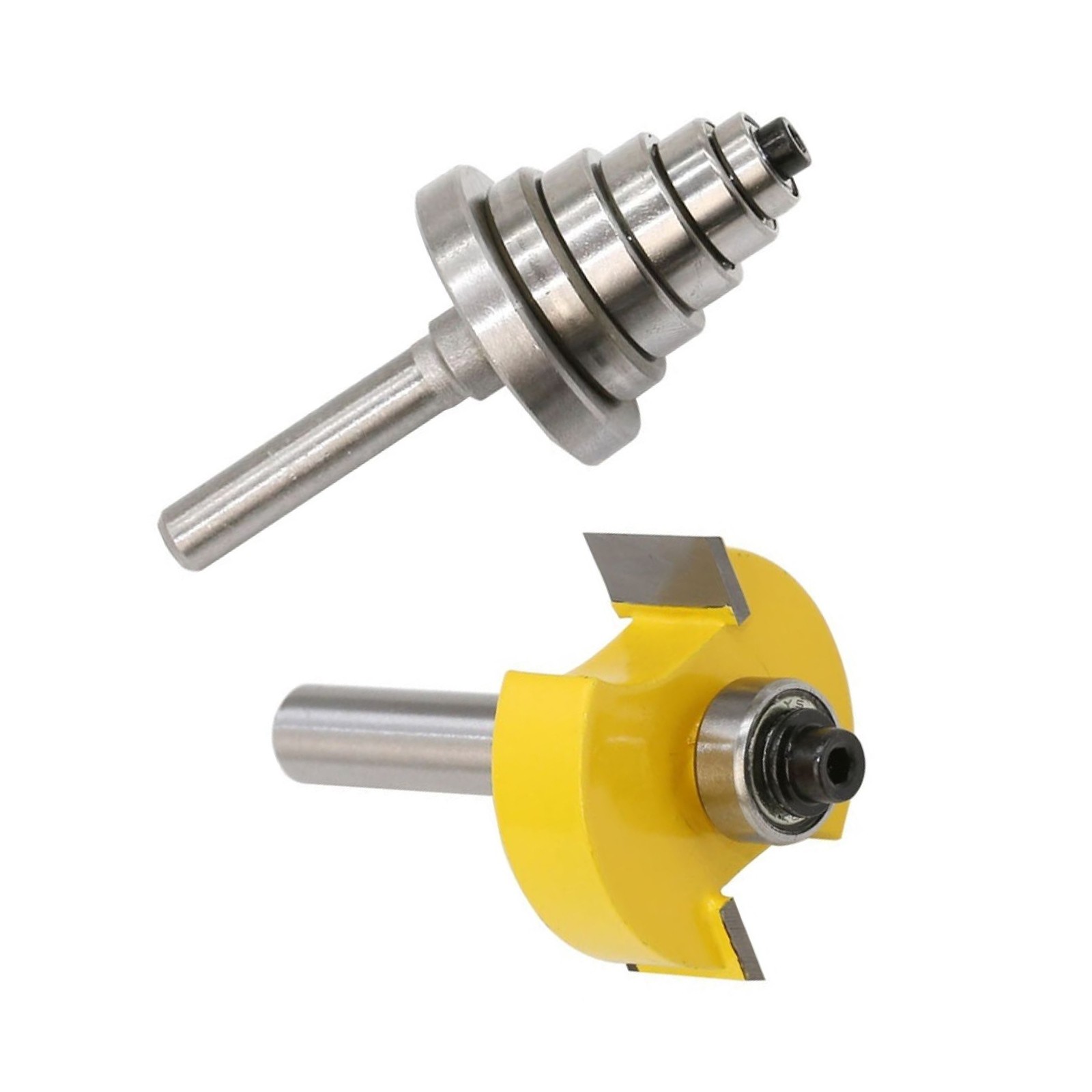 New 1/4 Inch Shank Rabbet Router Bit SetWith 1/2in (12.7mm) Cutting Width