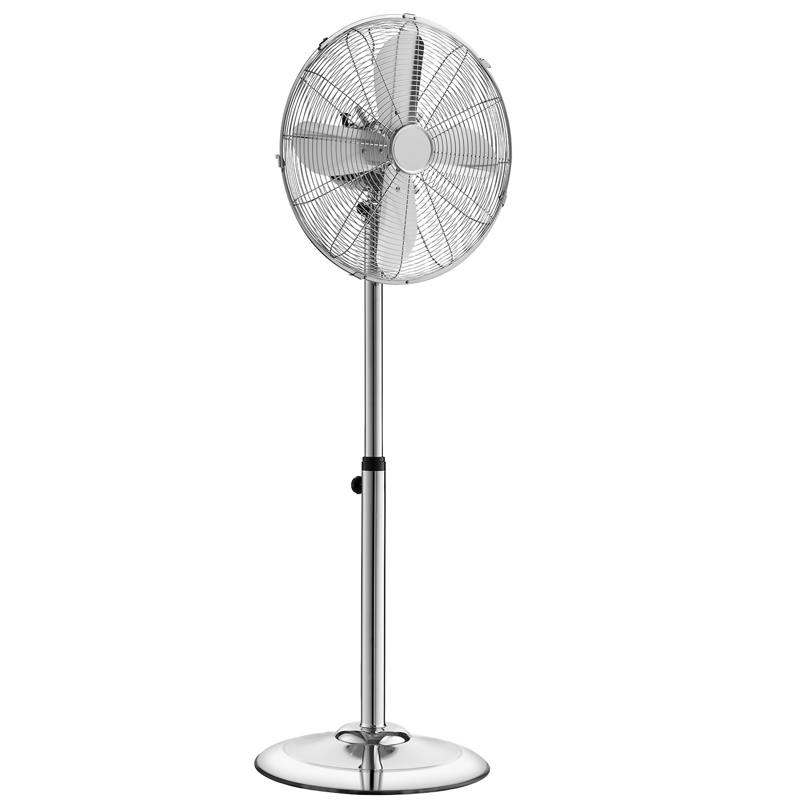 Uimoso 16 in Industrial Pedestal Fan, High Velocity,Oscillating,1450 CFM, Silver