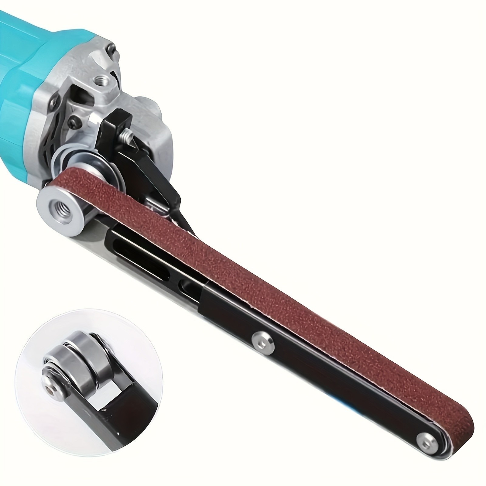Angle Grinder to Belt Sander Adapter – For Metal/Wood Sanding & Rust Removal