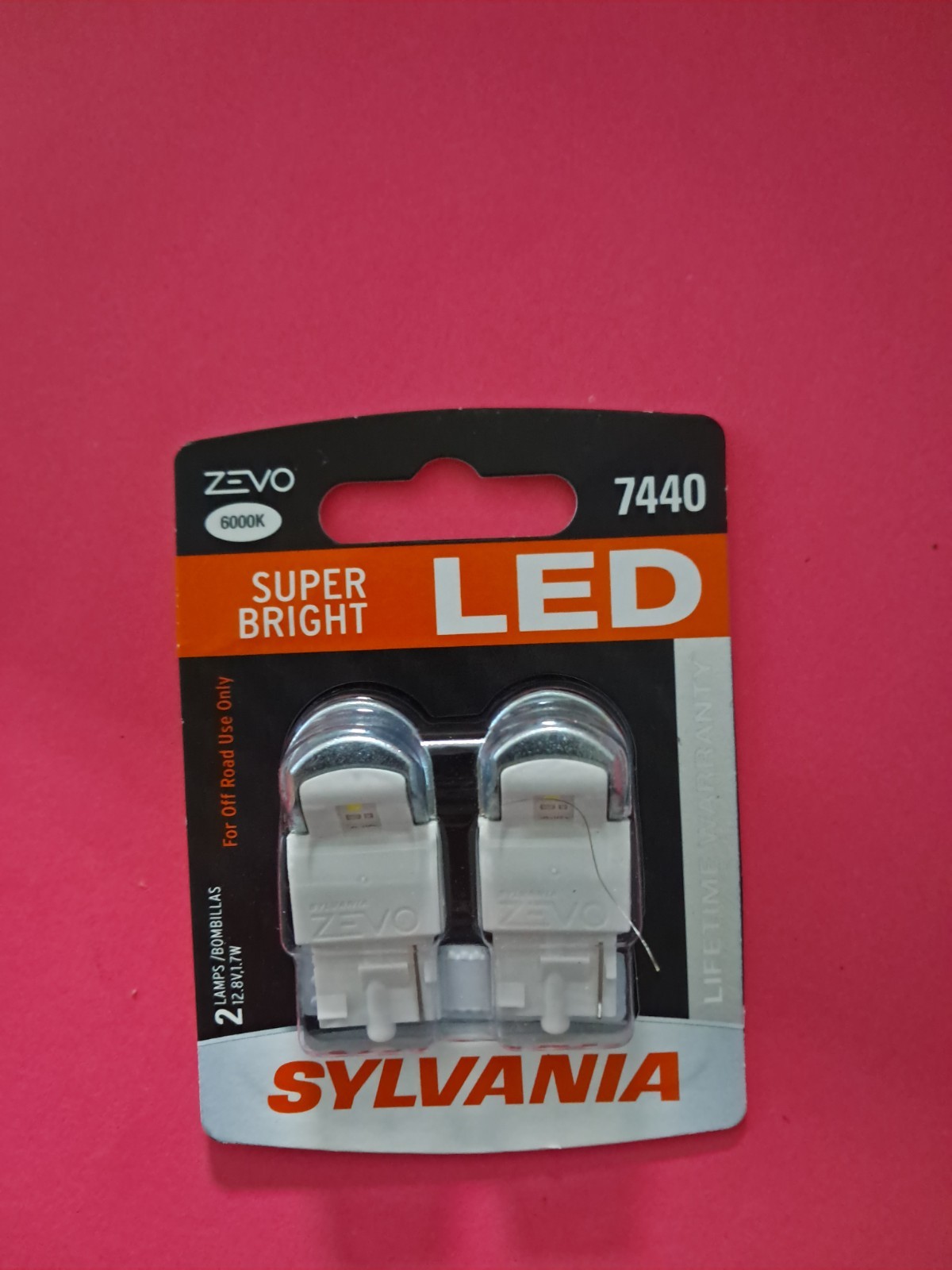 NEW – Sylvania ZEVO LED Super Bright 7440 – Free ShipN!