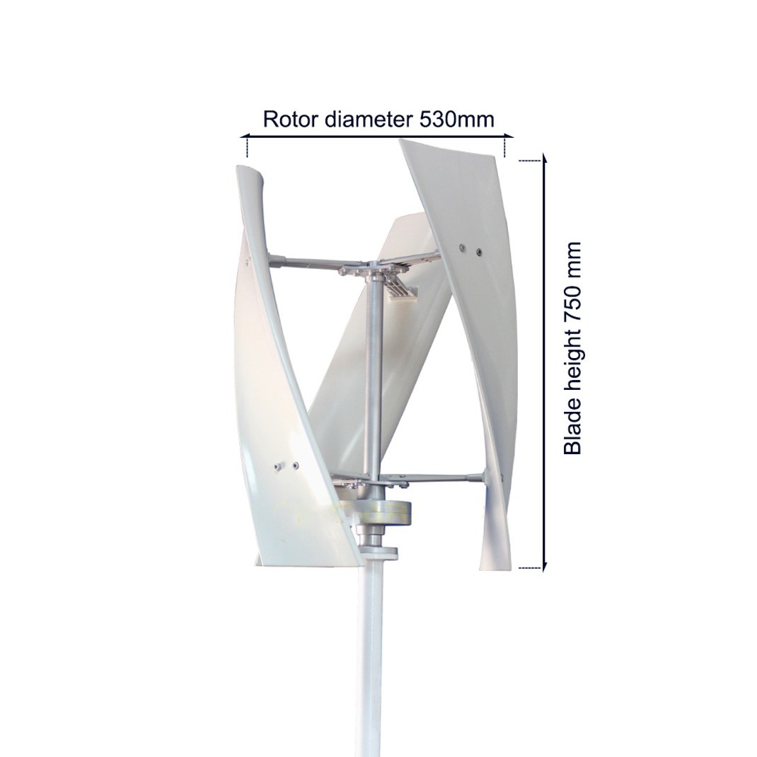 3000W 48V DC Vertical Wind Power Turbine Generator Controller Home Windmill Kit