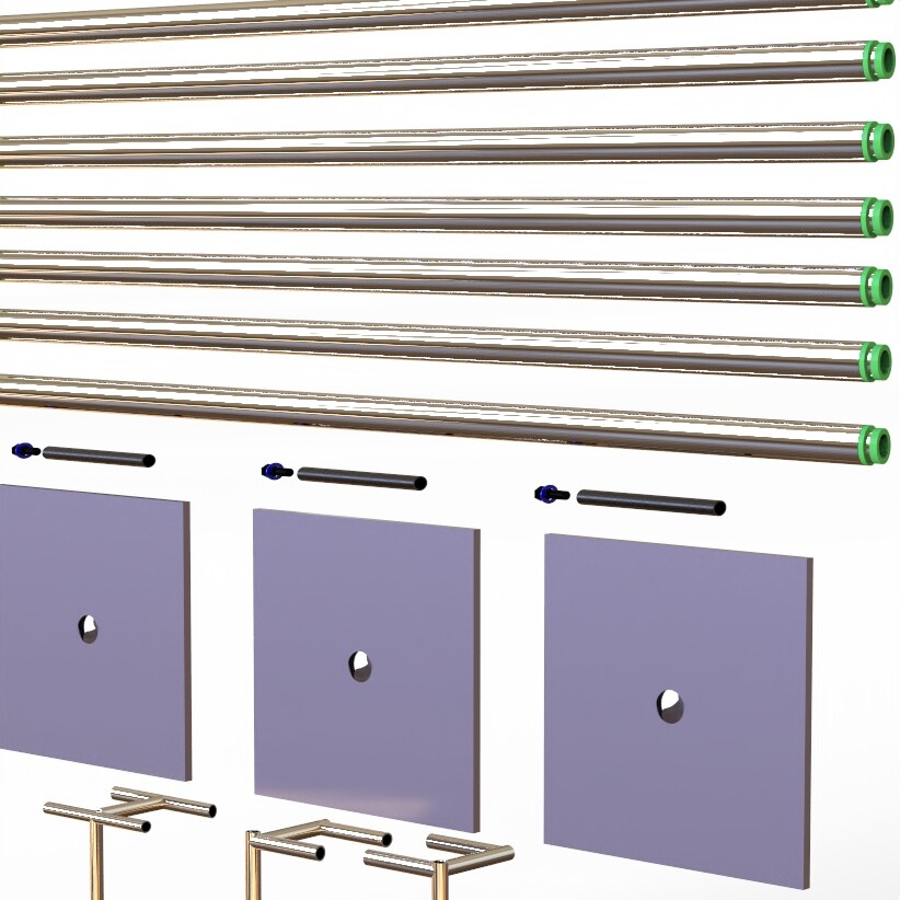 DOUBLE CROSSBAR ADJUSTABLE QUICK BACKDROP KIT 10 FT x 10 – 20 FT WITHOUT DRAPE