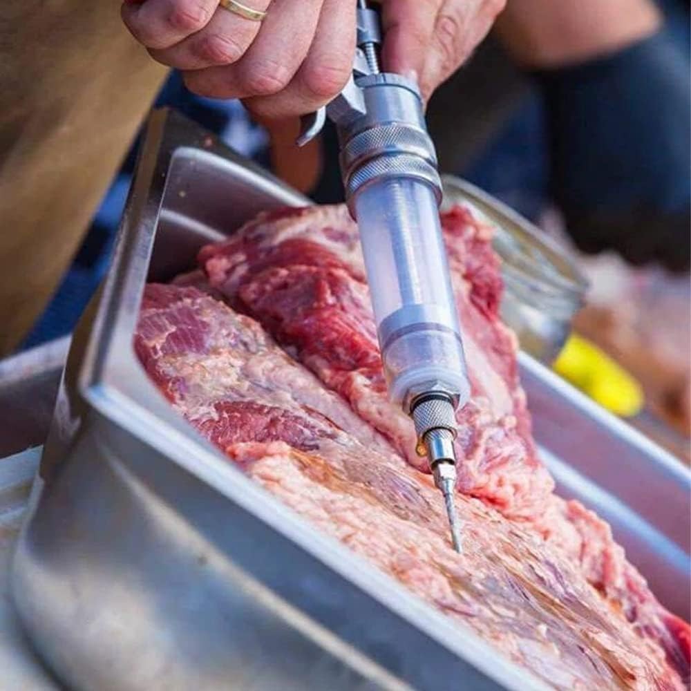 SpitJack Magnum BBQ Marinade Meat Injector, Made in USA, 4 Needles, MJ106 | P…