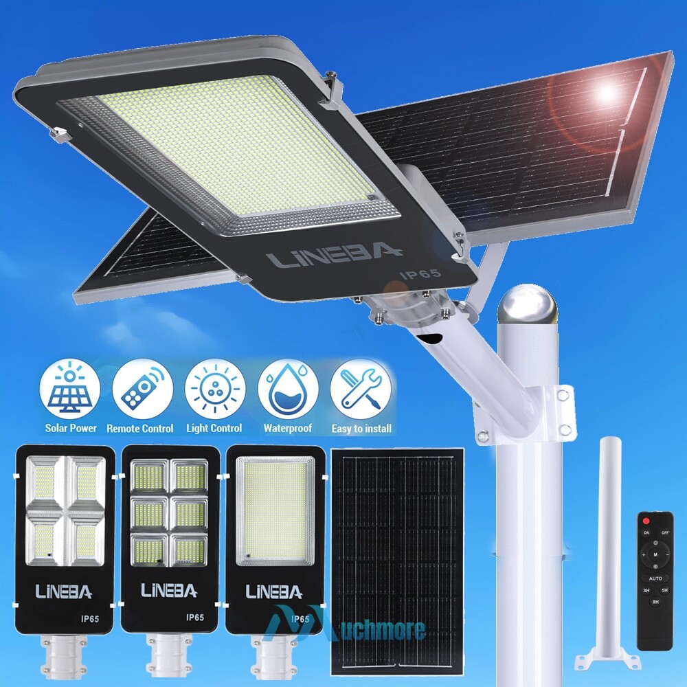 8800000000LM Commercial Solar Street Light Motion Sensor Backyard Road Wall Lamp