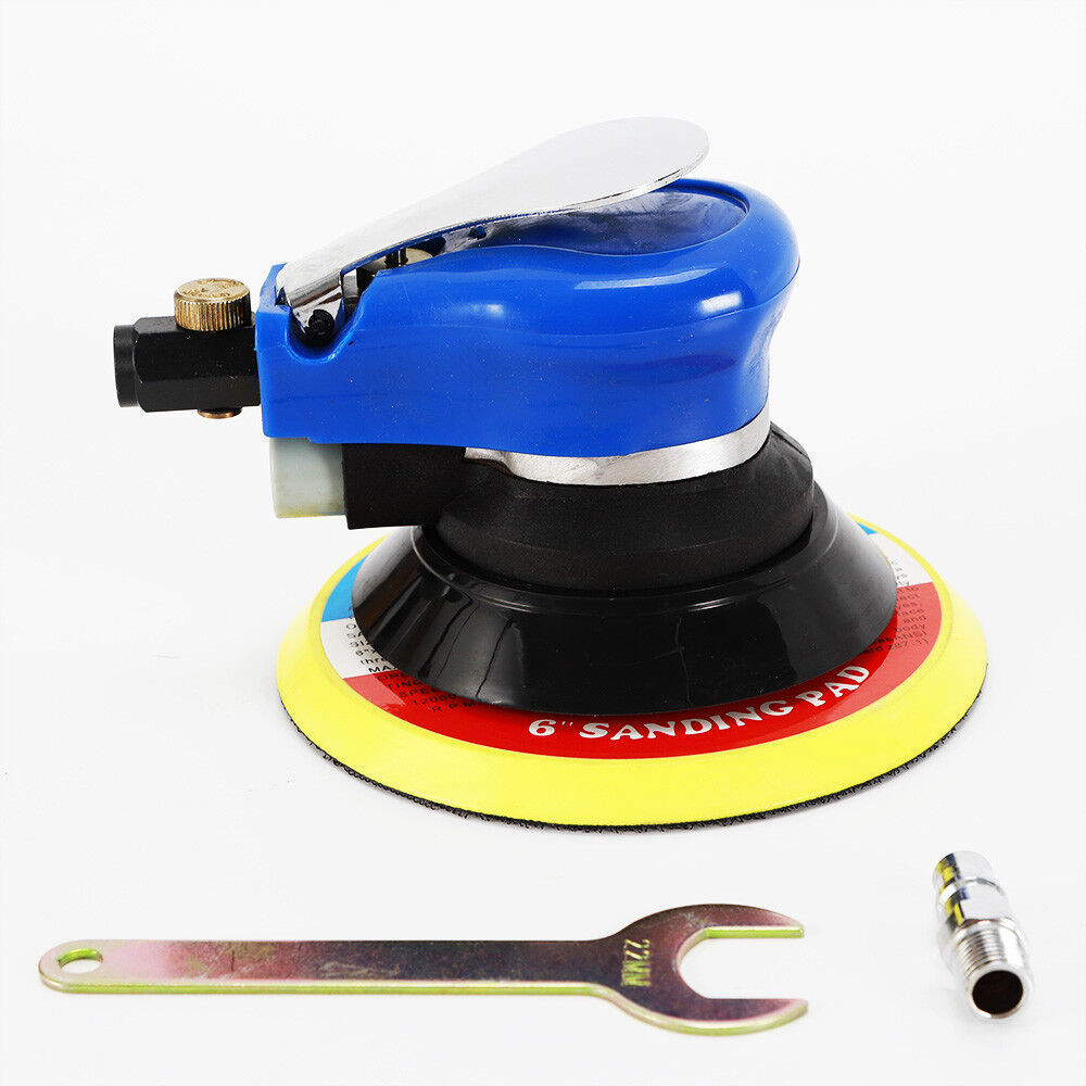 6″Air Palm Orbital Sander Hand Sanding Machine Pneumatic Polisher Speed