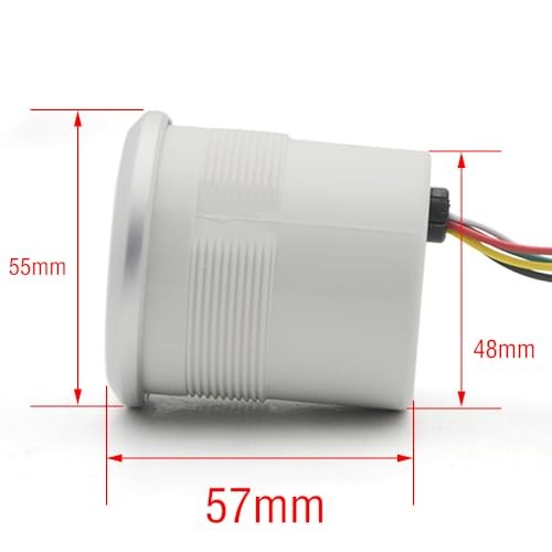 RPM Tachometer Gauge, Car Digital Meter 0-8000RPM with Blue Backlight for 1-8