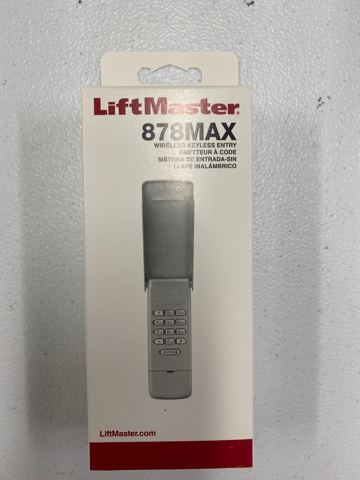 LiftMaster 878MAX Garage Door Keypad Wireless and Keyless Entry System