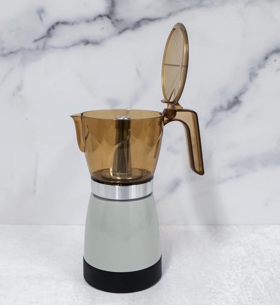 Cook Prep Eat Electric Espresso Maker Fresh In Less Than 10 Minutes Black &Amber