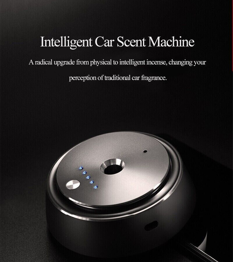 Aroma360 Smart Car Diffuser W/ Ultrasonic Scenting Nanotechnology /20ml Included