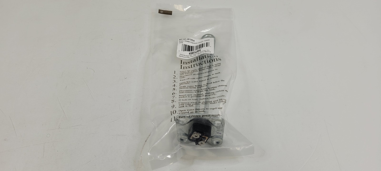 Water Heater Element High Density 1500W, 120V Universal Flange Style 481254 NEW