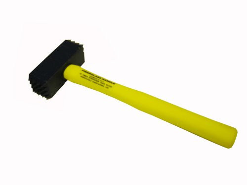 4 LBS Bushing Hammer W/ Short Fiberglass Handle! Drop Forged Alloy Steel! DEFECT