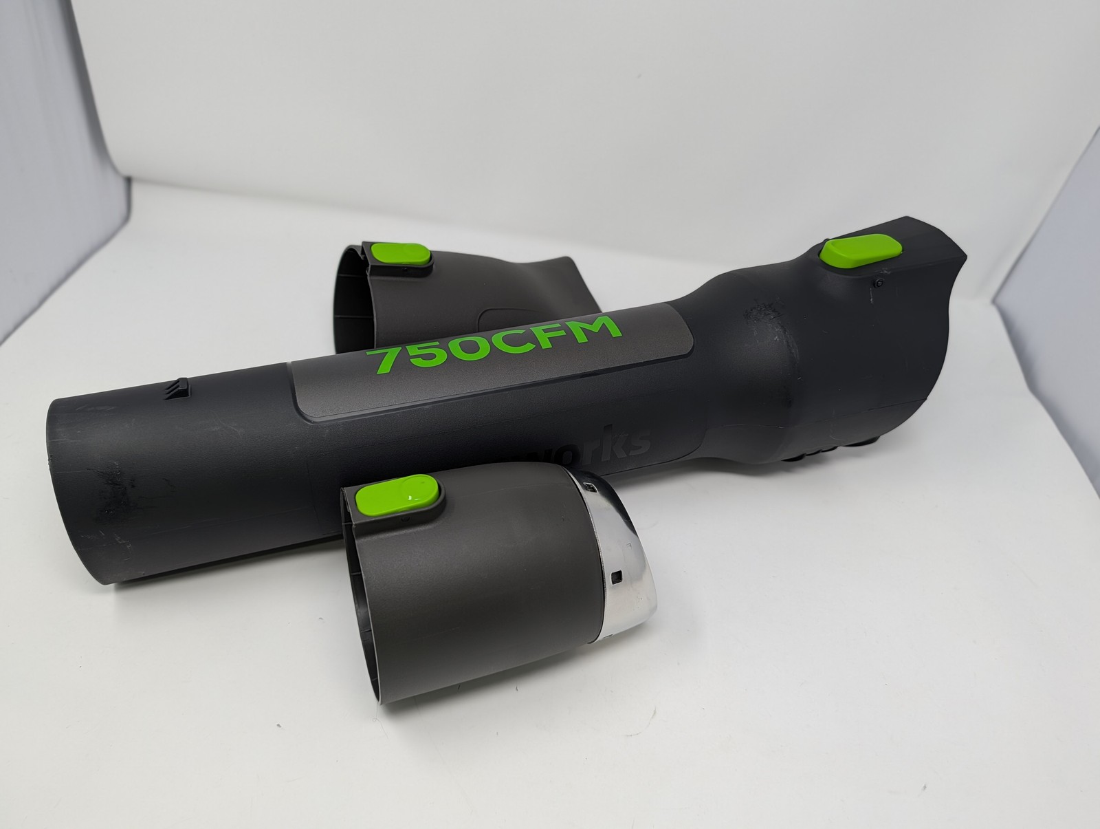 GREENWORKS 80-VOLT 750 CFM CORDLESS HANDHELD BLOWER,TOOL ONLY – GREEN GRAY BLACK