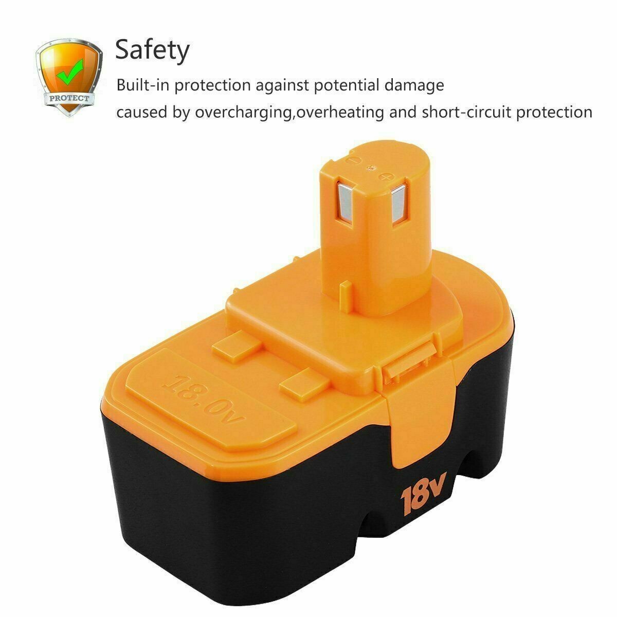NEW For Ryobi 18V P100 ONE+ PLUS 1300mAh 18 Volt NI-MH Battery P101 13022 ABP18