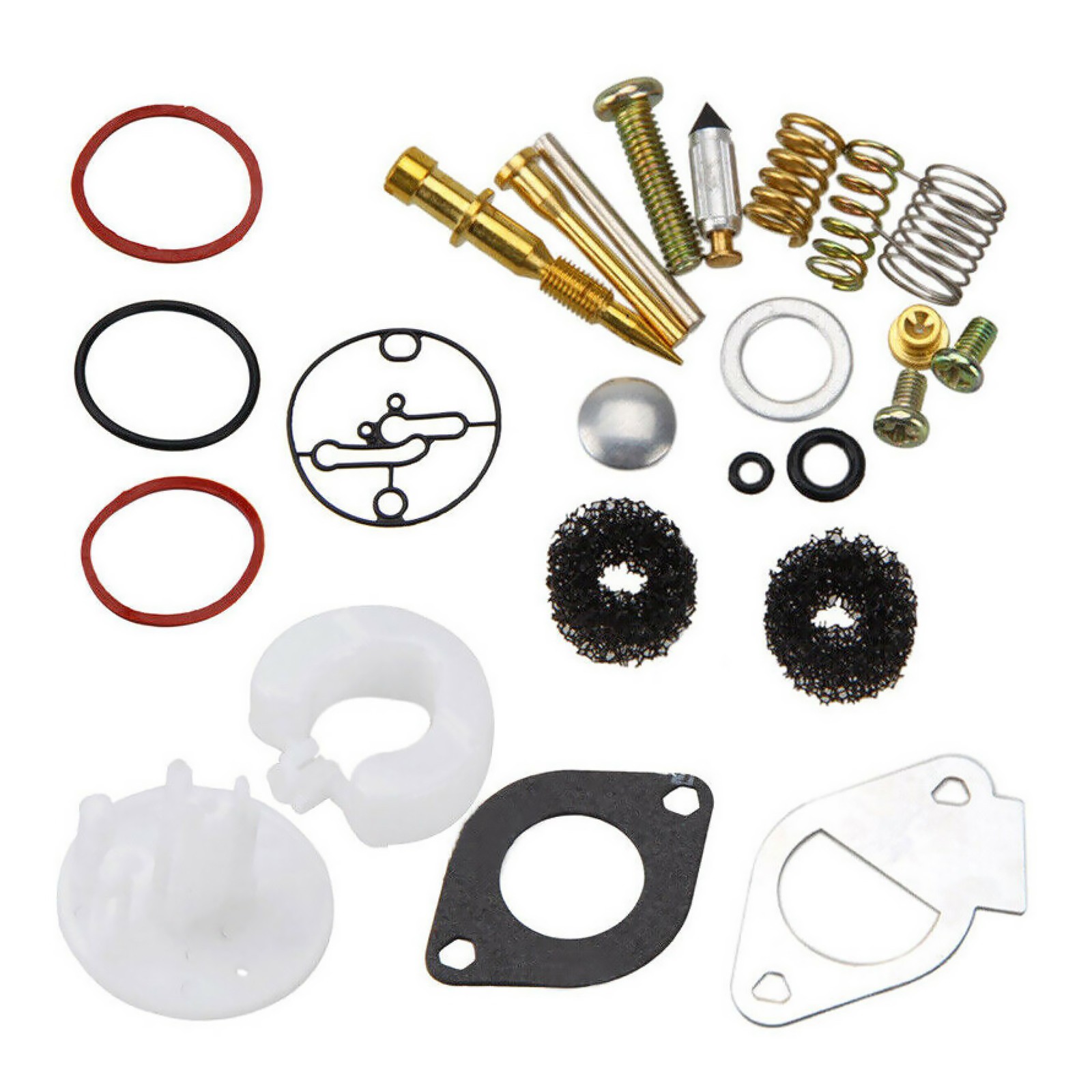 Plastic+ Metal Carburetor Rebuild Kit For Briggs Stratton Master Overhaul Nikki