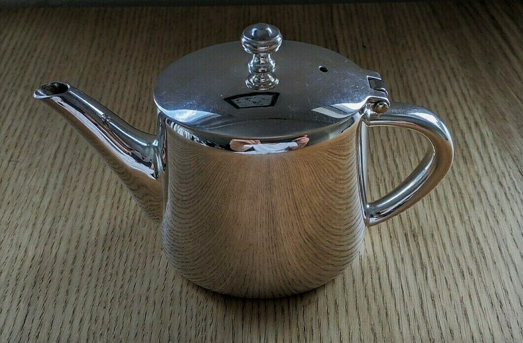 HEPP – 0.35 L Teapot – Silver-Plated 18/10 Inox Stainless Steel
