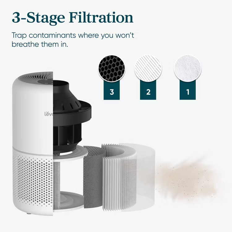 LEVOIT Core 300 Air Purifier, Removes Dust Smoke Odor , Up to 1073 ft², HEPA
