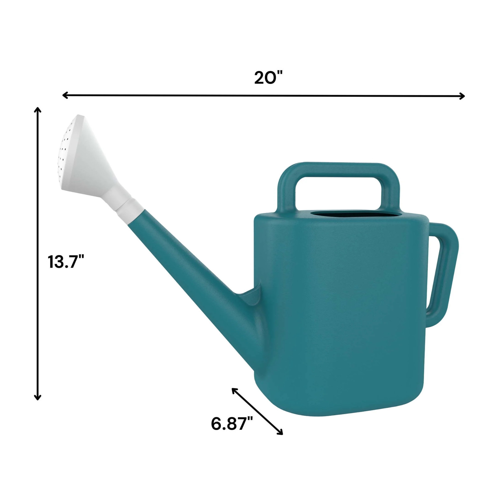 2 Gal Durable Plastic Watering Can Garden Essential Indoor Outdoor Plant Care