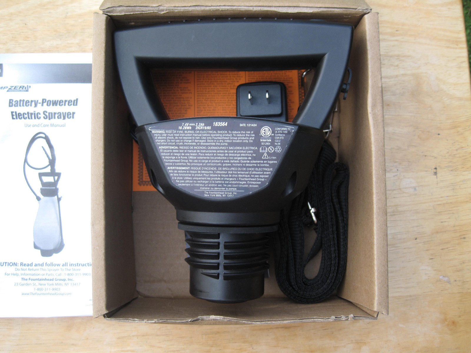 Pump Zero Sprayer Power Head Kit 183564 New