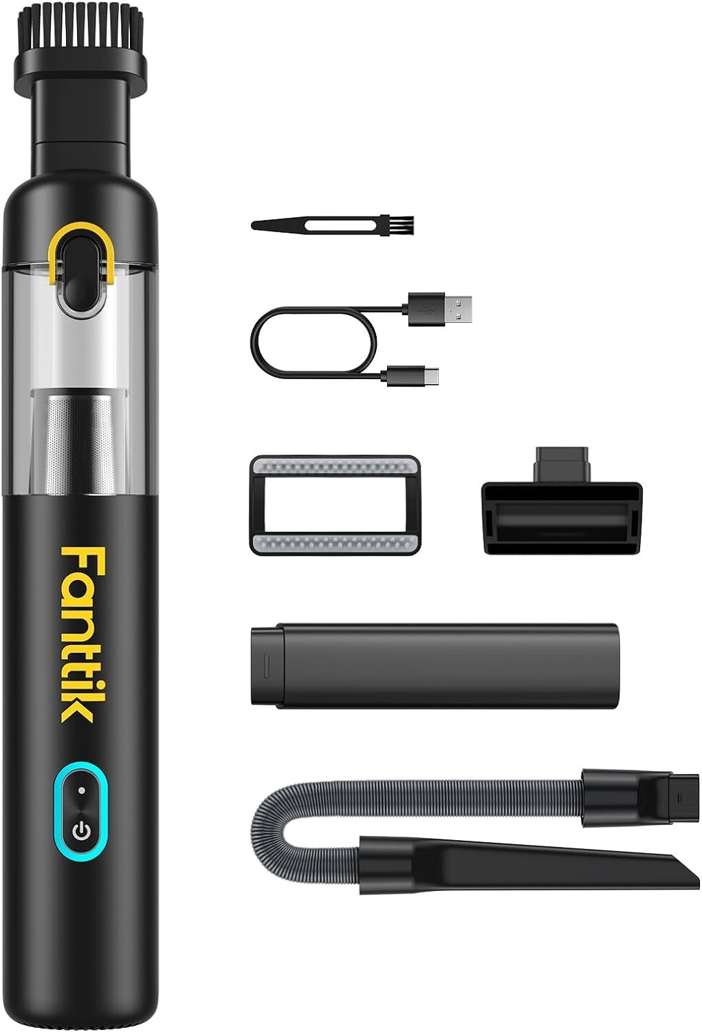 Fanttik Slim V8 Mate Cordless Car Vacuum High Power, 12000Pa/30AW, RobustClean™