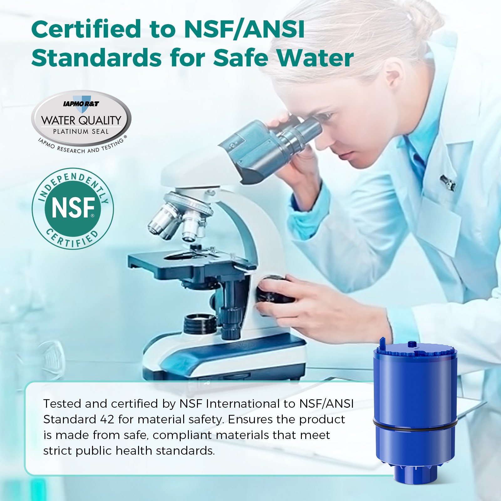 RF-9999 PFM400H Faucet Water Filter Replacement NSF Certified 2/3/4/6/8/12-Pack