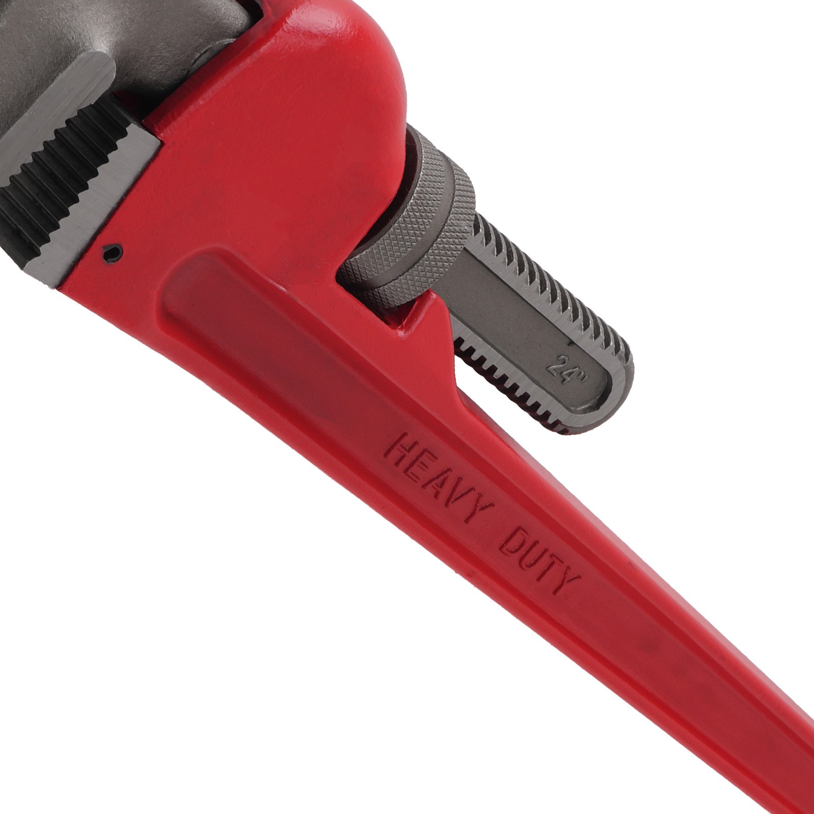24in Adjustable Heavy Duty Pipe Wrench 85mm Jaw CRV Construction Tool