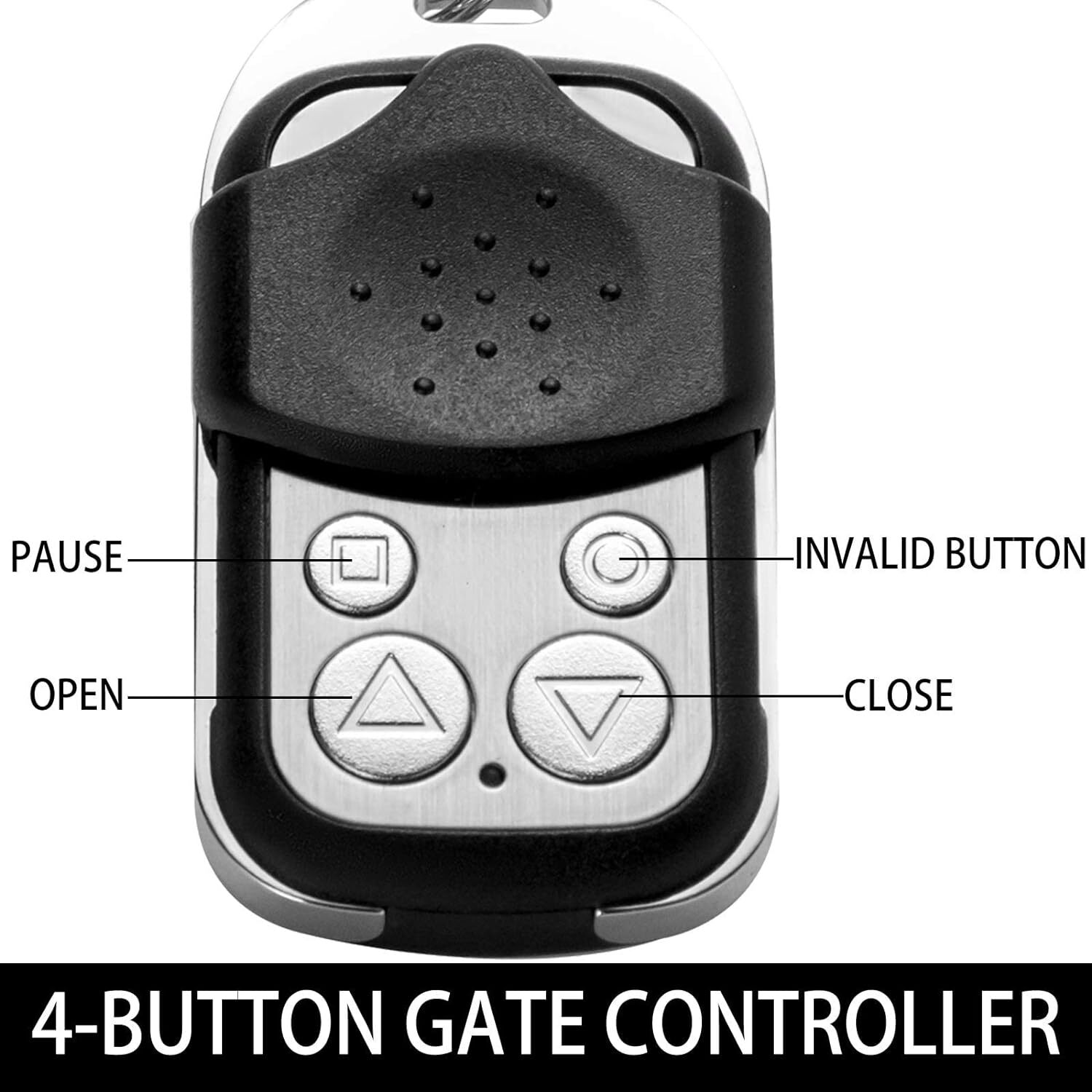 2PCS 433MHz Remote Control Extra Remotes For Universal Sliding Gate Opener Motor