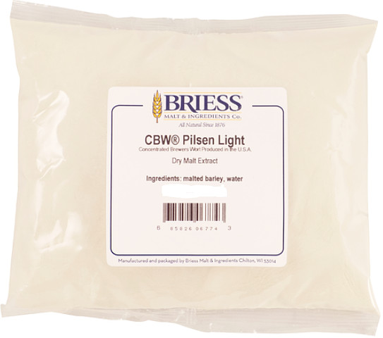 0.5lb Dried Malt Extract (DME) – Pilsen Light 100% Malt for All Grain or Extract