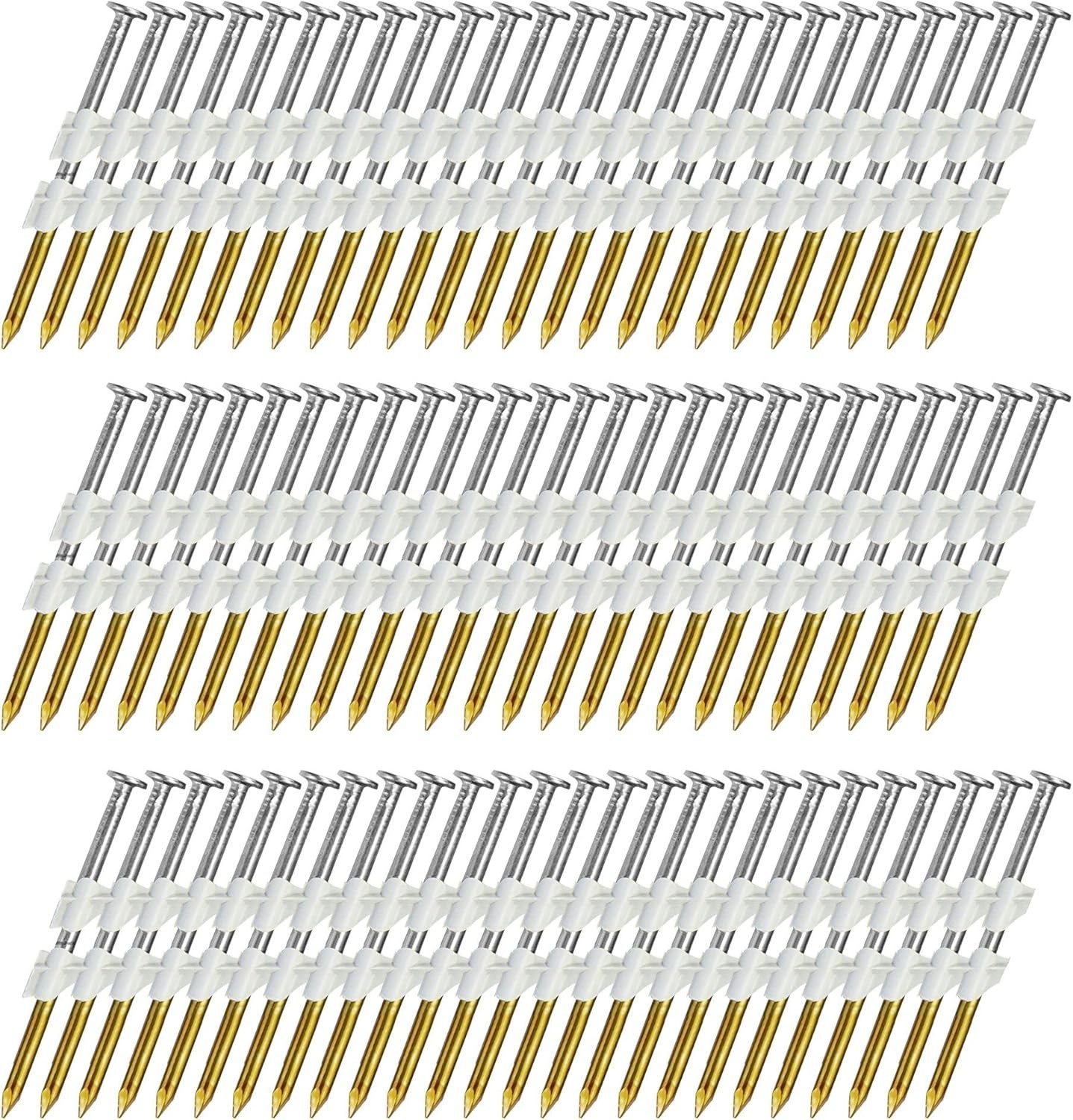 5,000 Counts meite Framing Nails 2-3/8 Inch, 21 Degree Smooth Shank Bright Steel