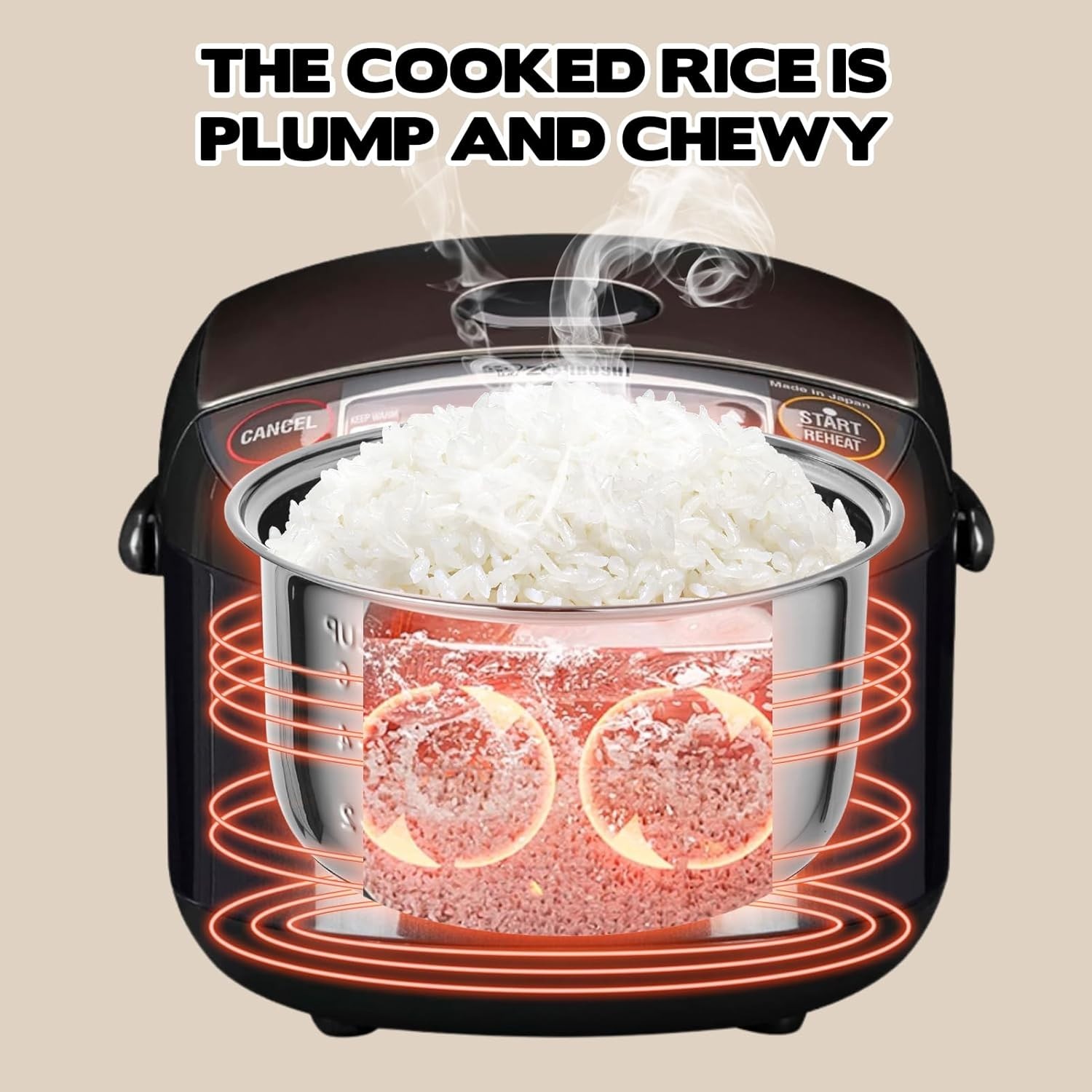 Easy-to-Clean 304 Stainless Steel Inner Pot for Zojirushi Rice Multi-Cooker