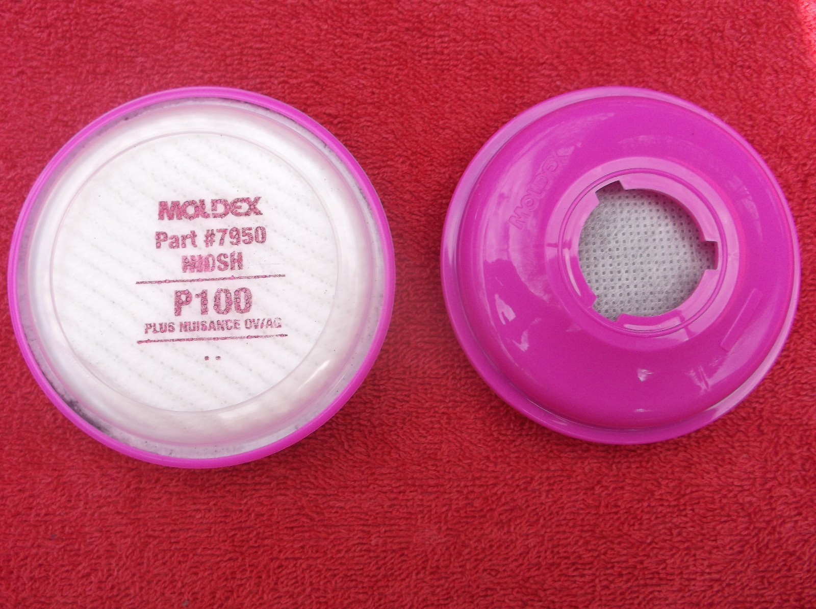 Moldex 7950 Filter use with 7000 Series Half Face / 9000 Series 2 filters 1 pack