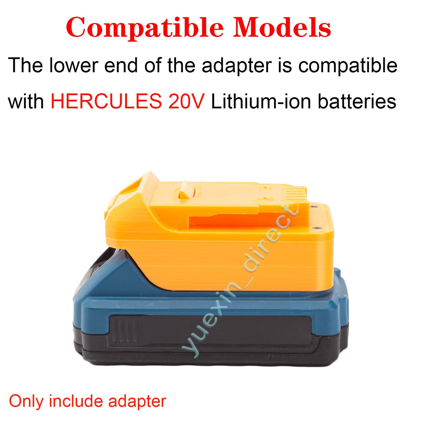 Battery Adapter Converter For Dewalt 20V Convert to for Hercules 20V Series