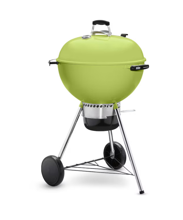 Weber Master-Touch 22-in W Spring Green Kettle Charcoal Grill 14511601 – New