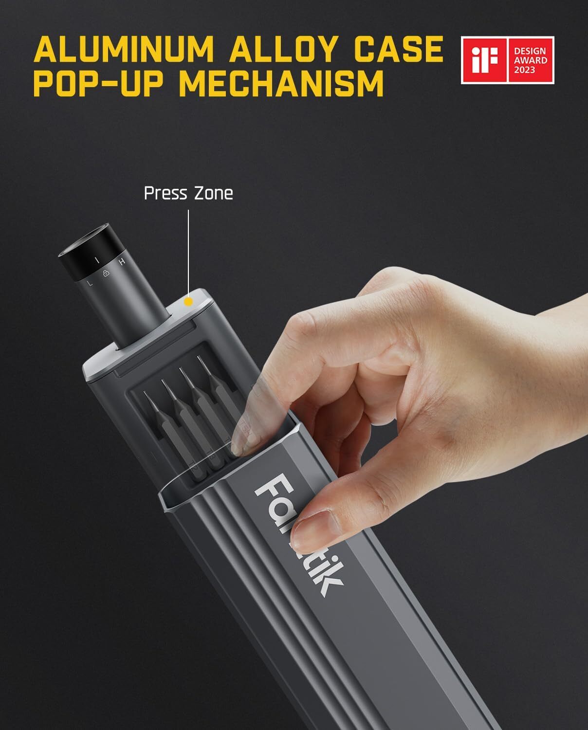 3.7V Mini Precision Electric Screwdriver Set with 50n1 Magnetic Bits and Storage