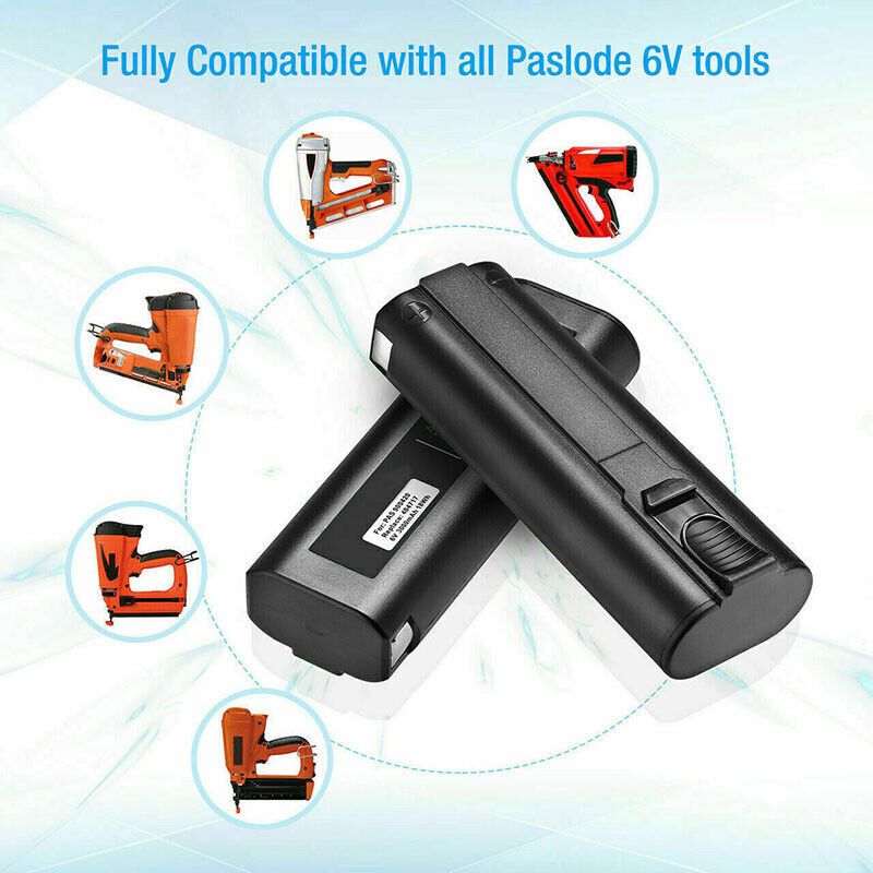 2PACK Battery for PASLODE 6V 404717 902000 900400 900420 900600 Nailer Ni-MH